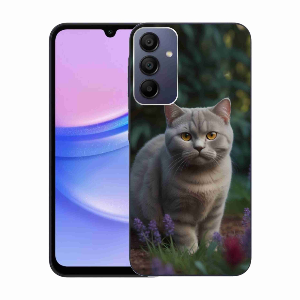 Zselés borítás mmCase Samsung Galaxy A15/5G - brit macska