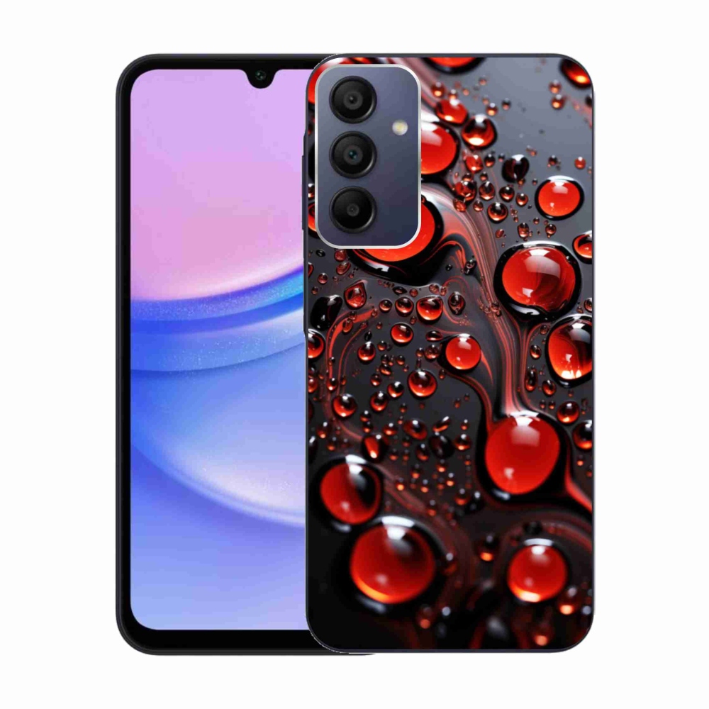 Gél védőhuzat mmCase Samsung Galaxy A15/5G - piros csepp 2