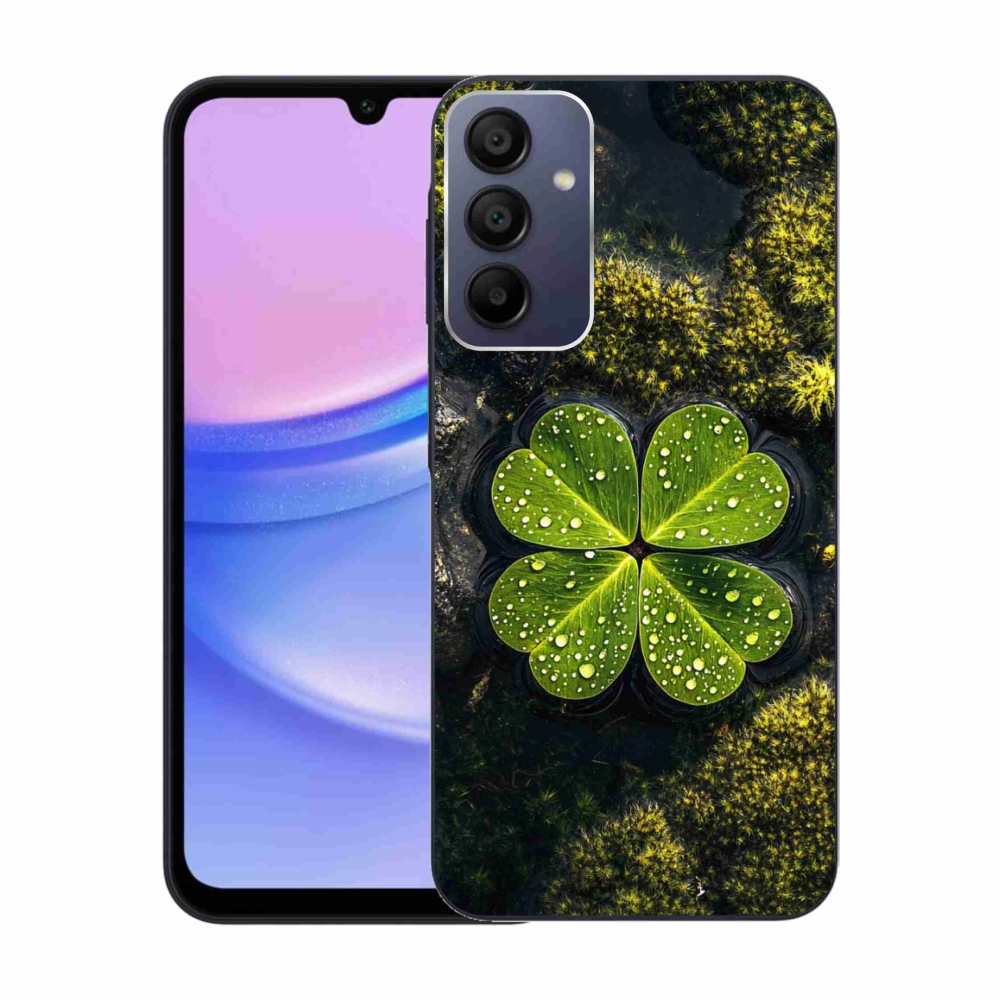 Gél borítás mmCase Samsung Galaxy A15/5G készülékhez - négylevelű lóhere