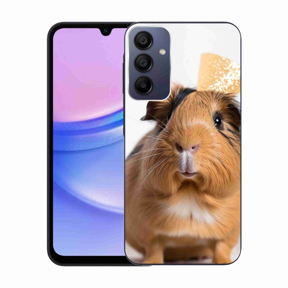 Zselés borítás mmCase Samsung Galaxy A15/5G - barna tengerimalachoz