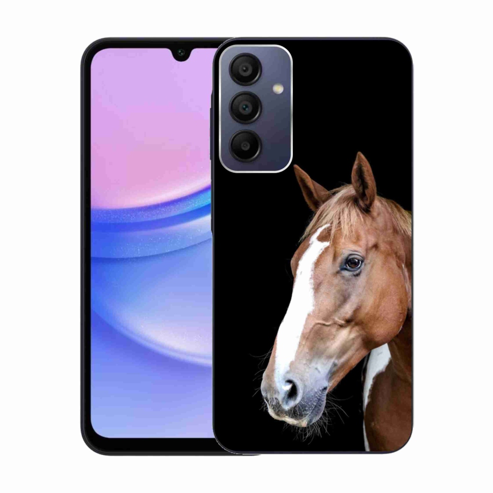 Zselés borítás mmCase Samsung Galaxy A15/5G - barna ló 3