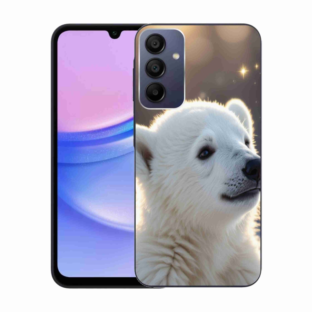 Gél védőhuzat mmCase Samsung Galaxy A15/5G készülékhez - jegesmedve