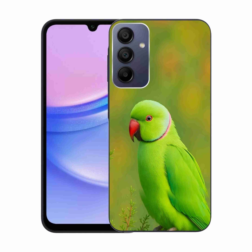 Zselés borítás mmCase Samsung Galaxy A15/5G - papagáj alexandr 2