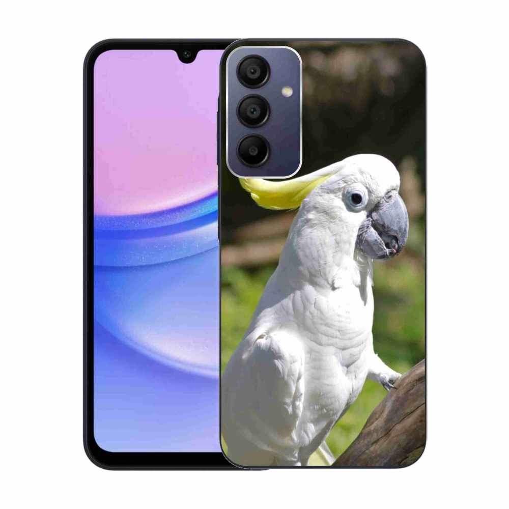 Gél borítás mmCase Samsung Galaxy A15/5G készülékhez - papagáj kakadu 2