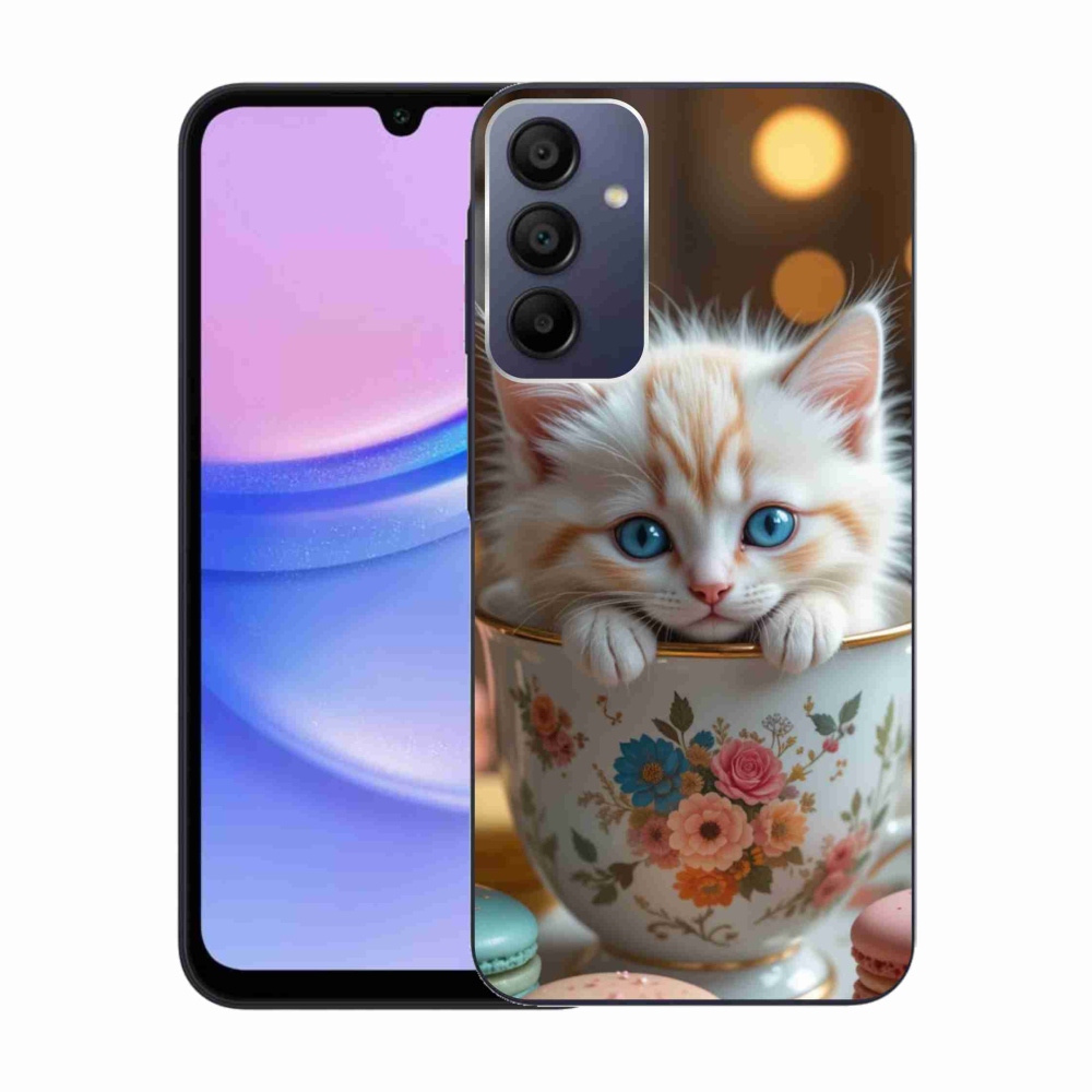 Gél borítás mmCase Samsung Galaxy A15/5G - aranyos cica 6