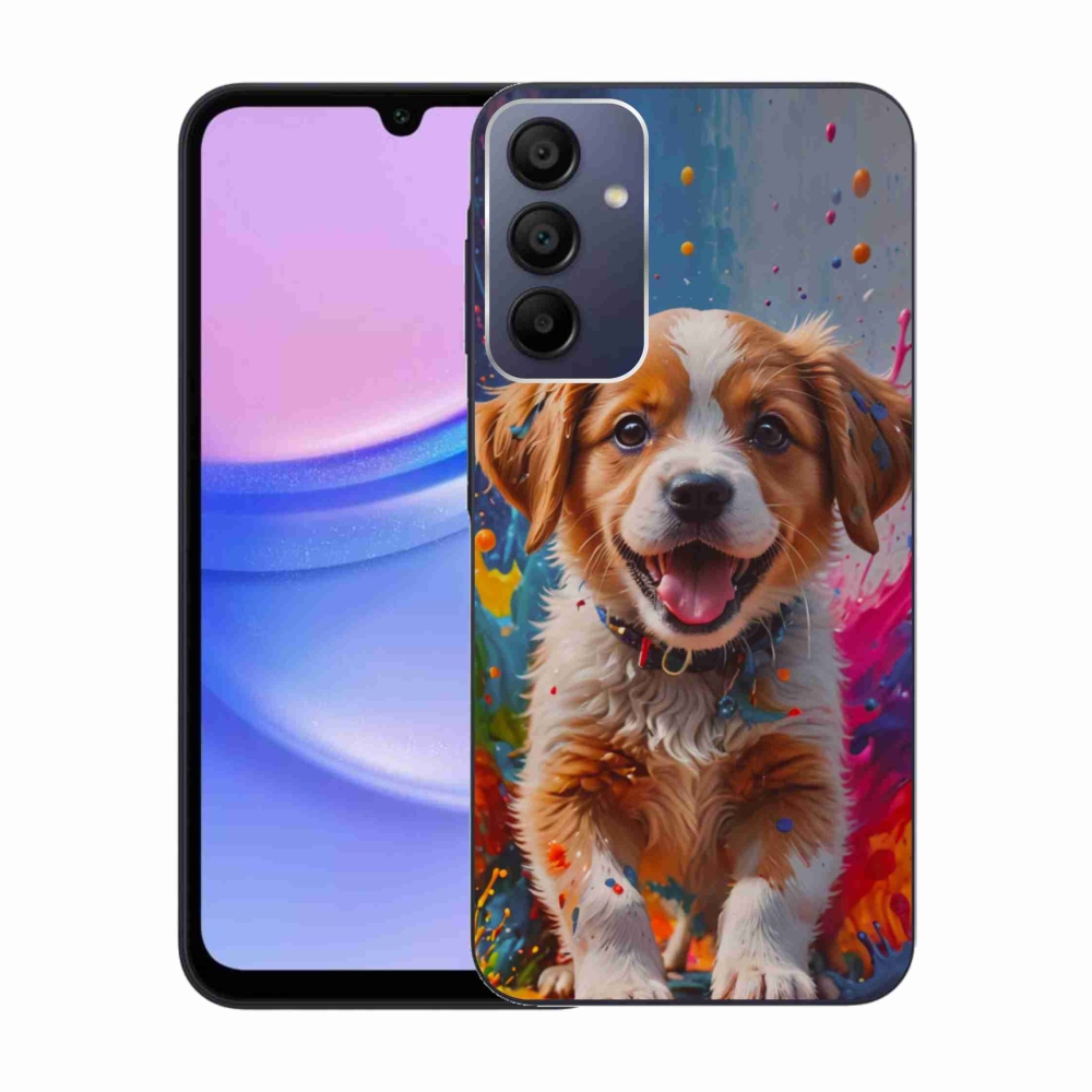 Gél borítás mmCase Samsung Galaxy A15/5G - aranyos kiskutya 3