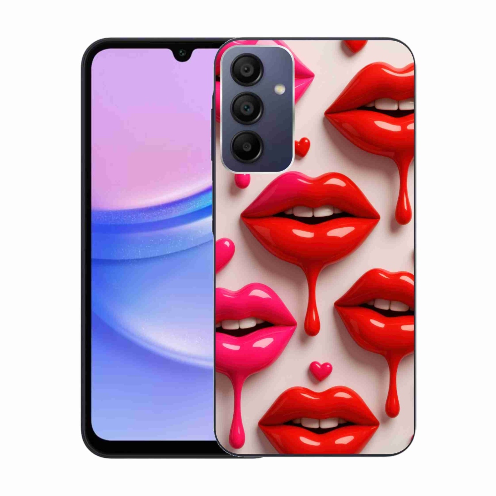 Zselés borítás mmCase Samsung Galaxy A15/5G - ajkak 2