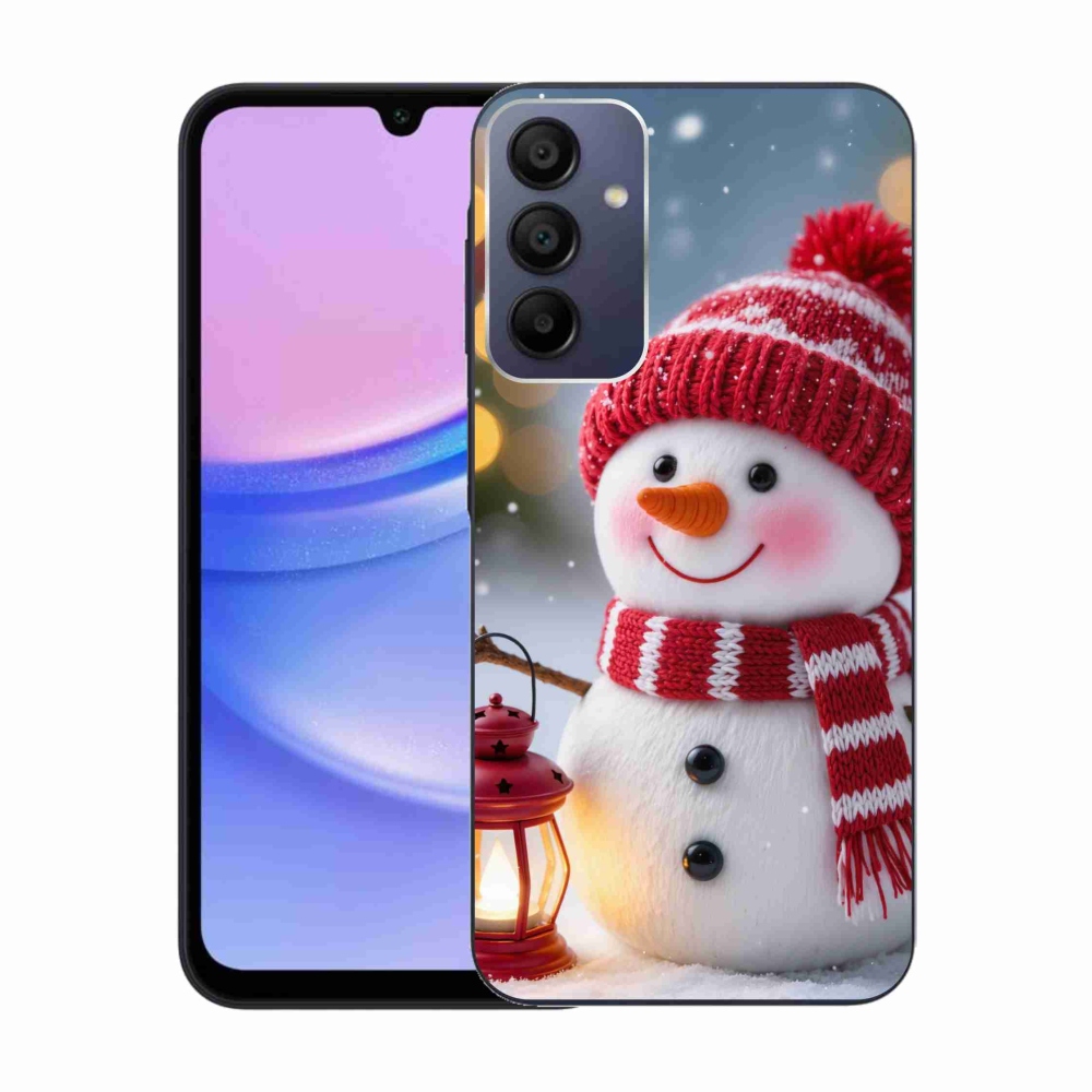 Gél védőhuzat mmCase Samsung Galaxy A15/5G - hóember 2