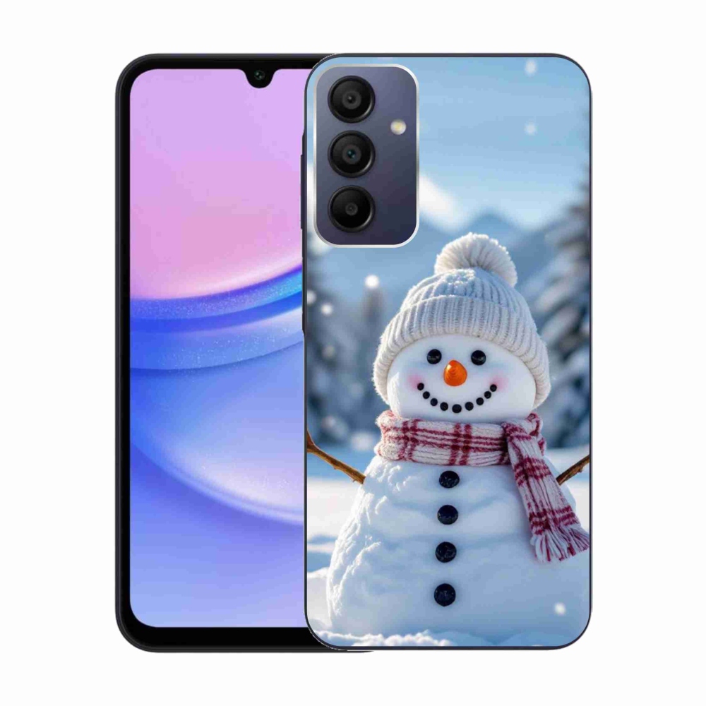 Gél védőhuzat mmCase Samsung Galaxy A15/5G - hóember 3