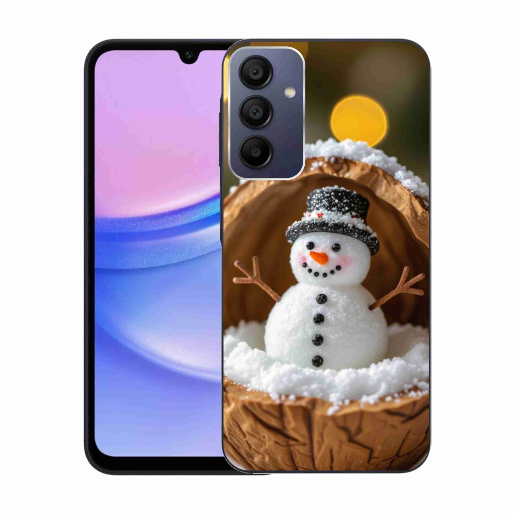 Gél védőhuzat mmCase Samsung Galaxy A15/5G - hóember 4