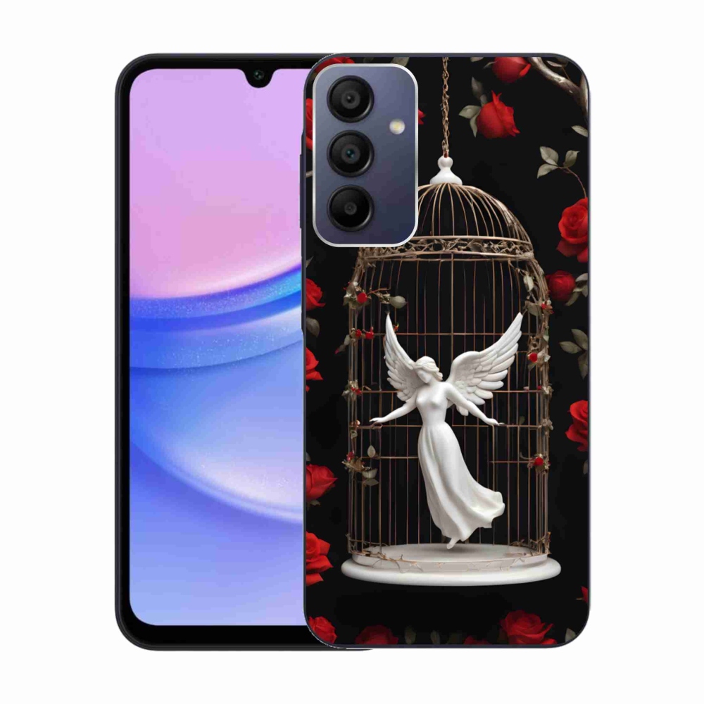 Gél borítás mmCase Samsung Galaxy A15/5G - csapdába esett angyal