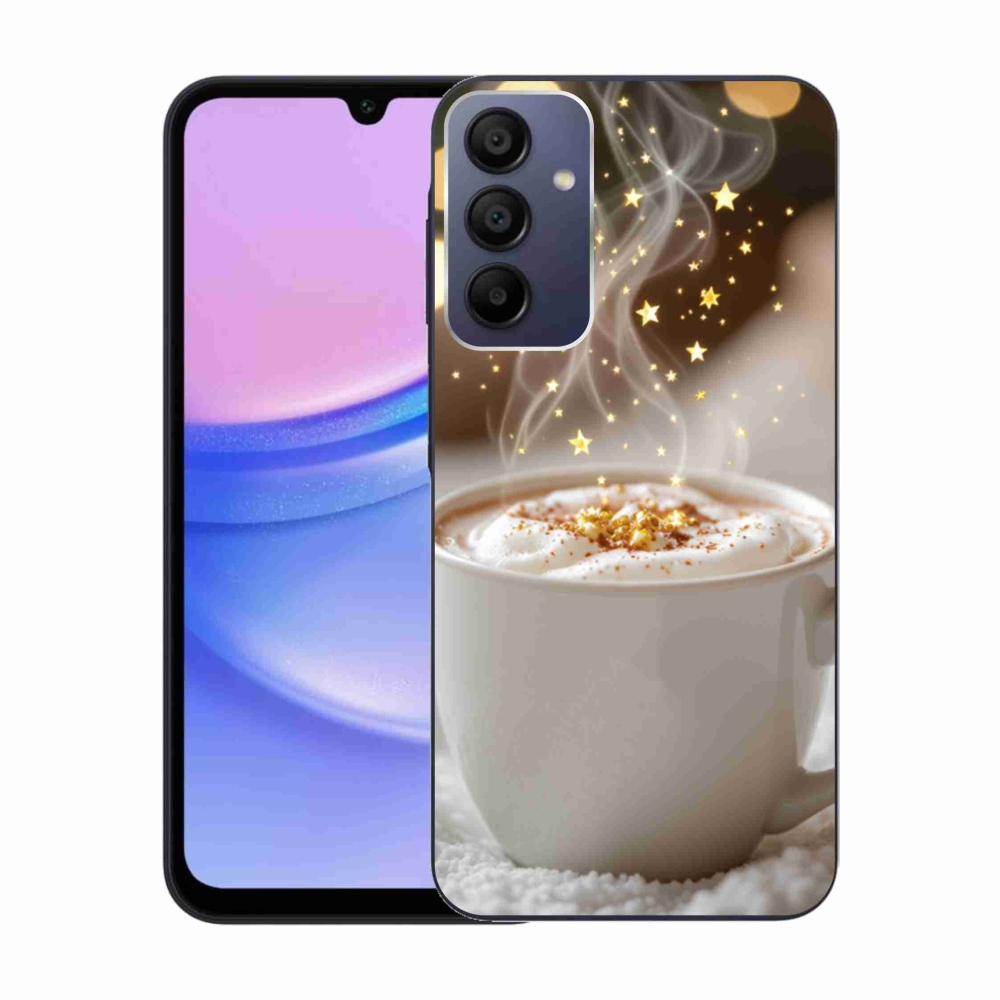 Gél borítás mmCase Samsung Galaxy A15/5G készülékhez - Karácsonyi forró ital
