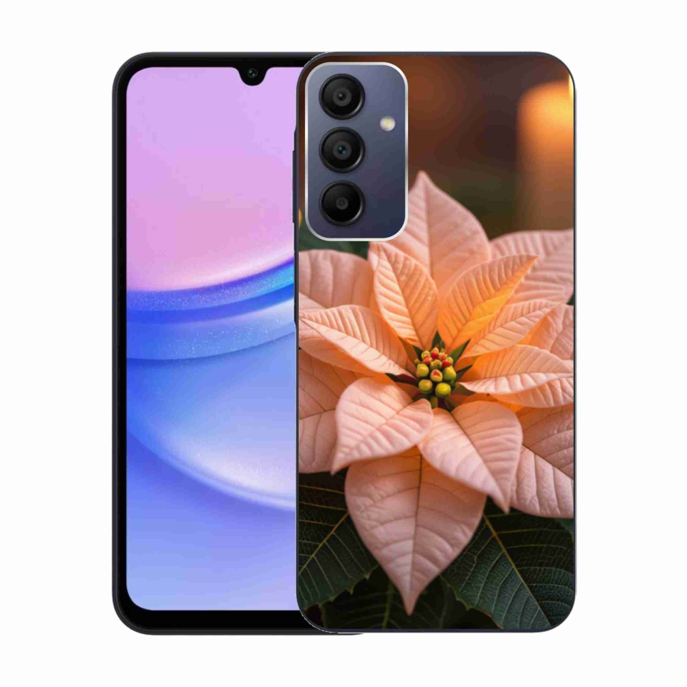 Gél borítás mmCase Samsung Galaxy A15/5G készülékhez - mikulásvirág