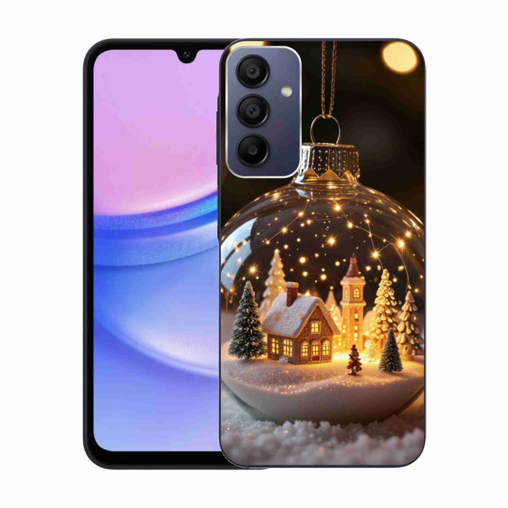 Gél borítás mmCase Samsung Galaxy A15/5G - Karácsonyi gömbök 3