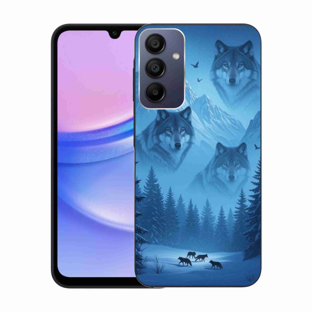 Zselés borítás mmCase Samsung Galaxy A15/5G - farkas csomag