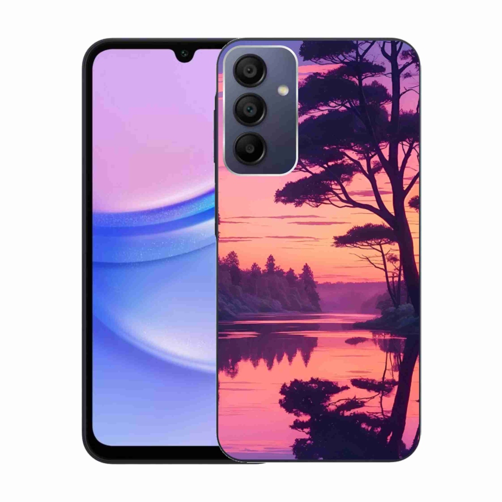 Gél borító mmCase Samsung Galaxy A15/5G készülékhez - naplemente a tó felett
