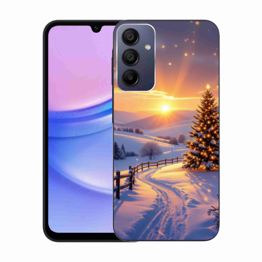 Gél borítás mmCase Samsung Galaxy A15/5G - téli tájkép