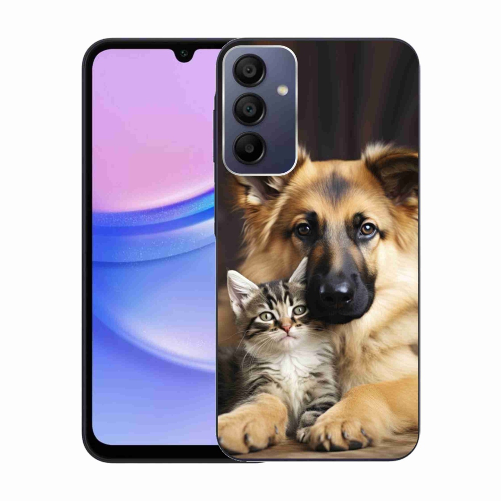 Zselés borítás mmCase Samsung Galaxy A15/5G - állati barátság