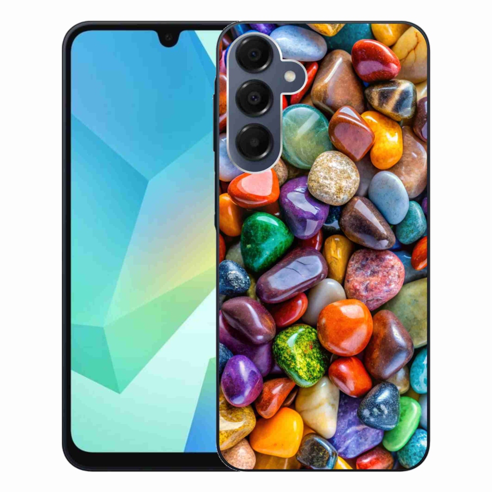 Zselés borítás mmCase Samsung Galaxy A16 4G/5G készülékhez - színes strasszkövek