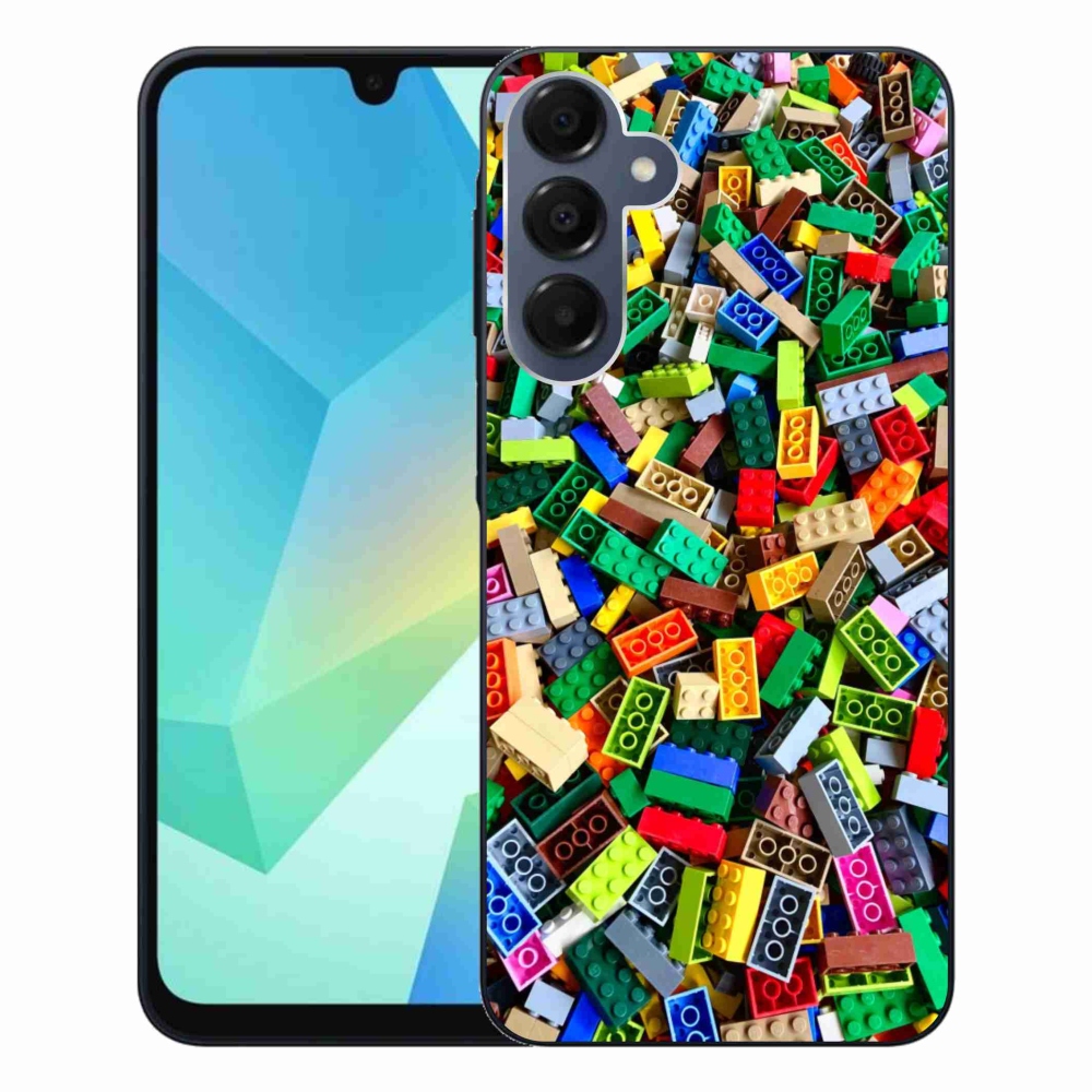 Gél borítás mmCase Samsung Galaxy A16 4G/5G készülékhez - színes építőkockák