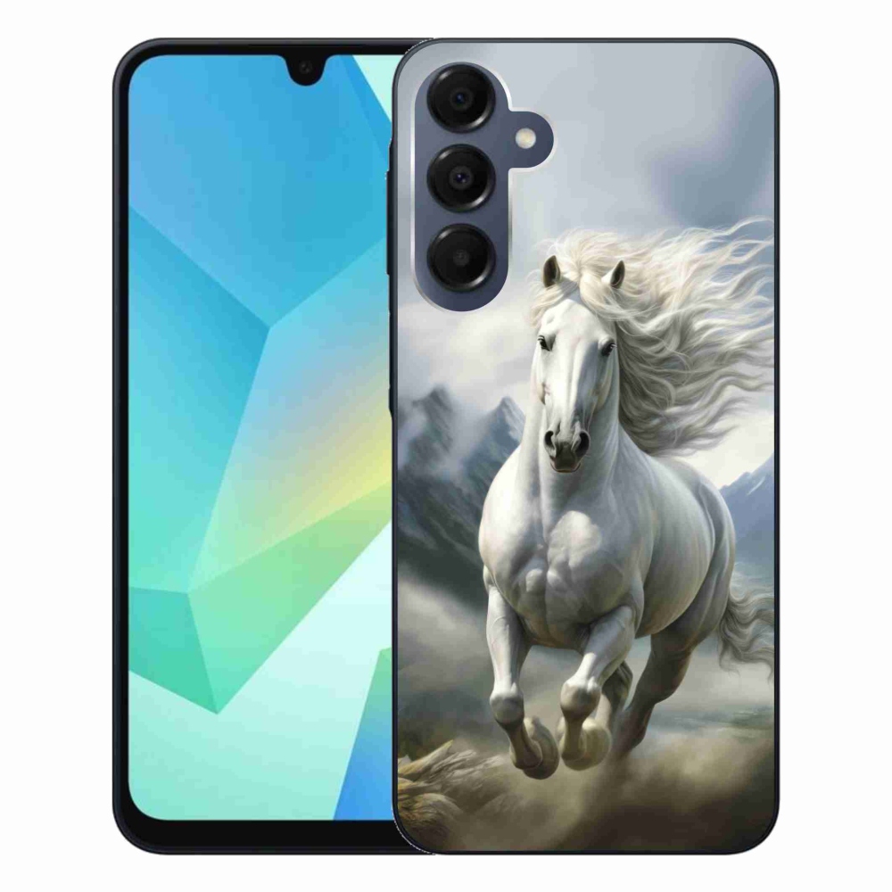 Gél borítás mmCase Samsung Galaxy A16 4G/5G - futó fehér ló 3
