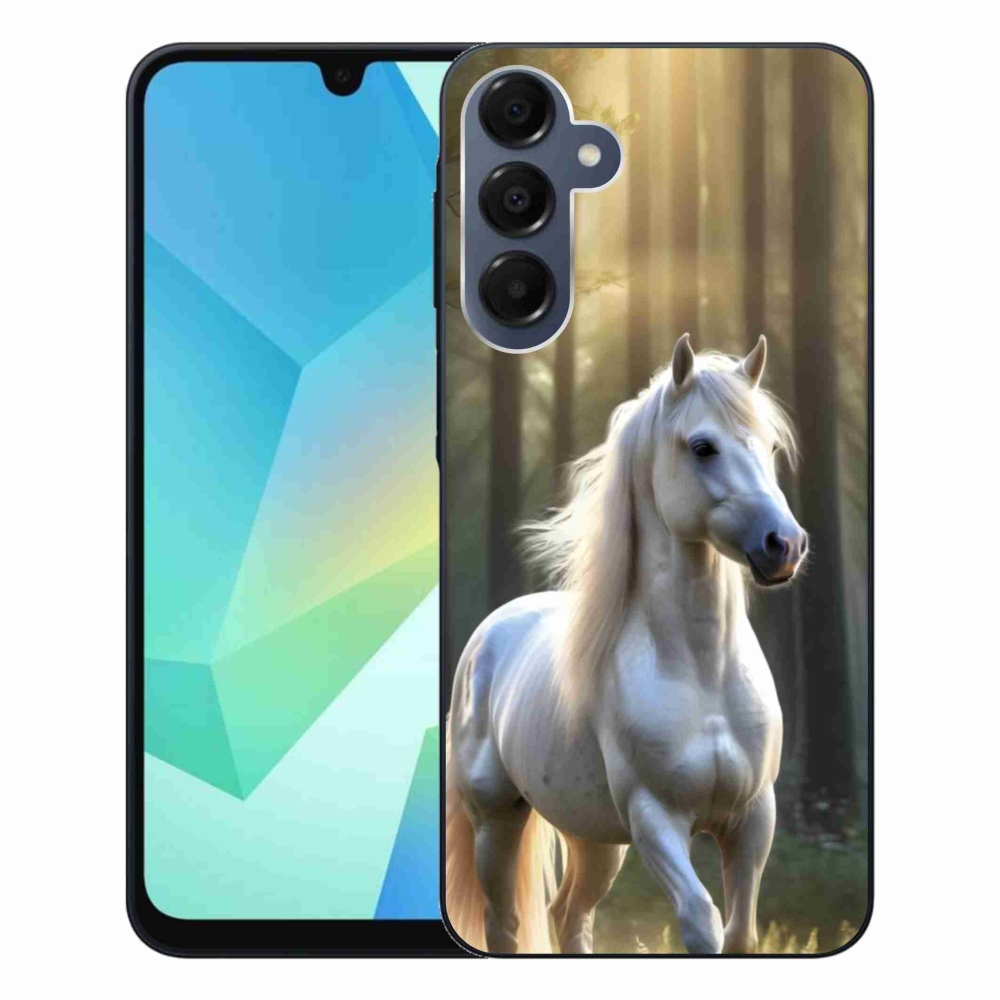 Zselés borítás mmCase Samsung Galaxy A16 4G/5G - fehér ló 3