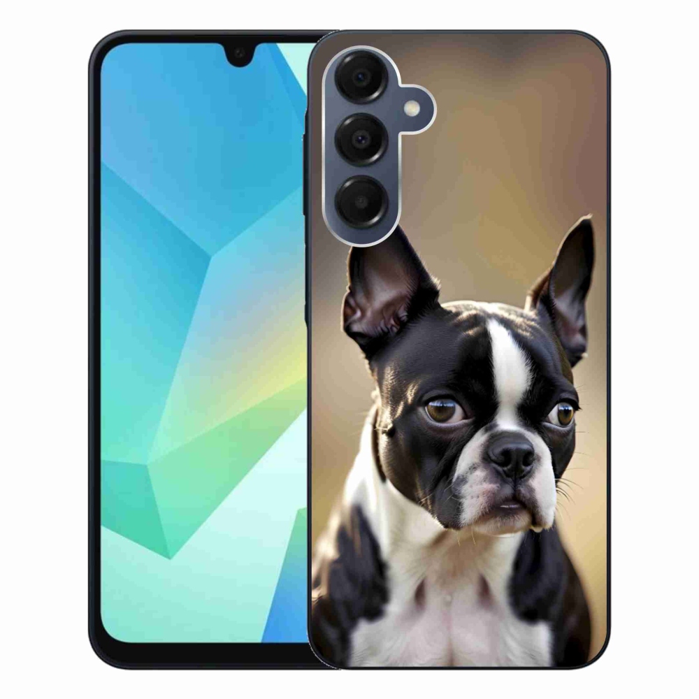 Gél borítás mmCase Samsung Galaxy A16 4G/5G készülékhez - Boston Terrier