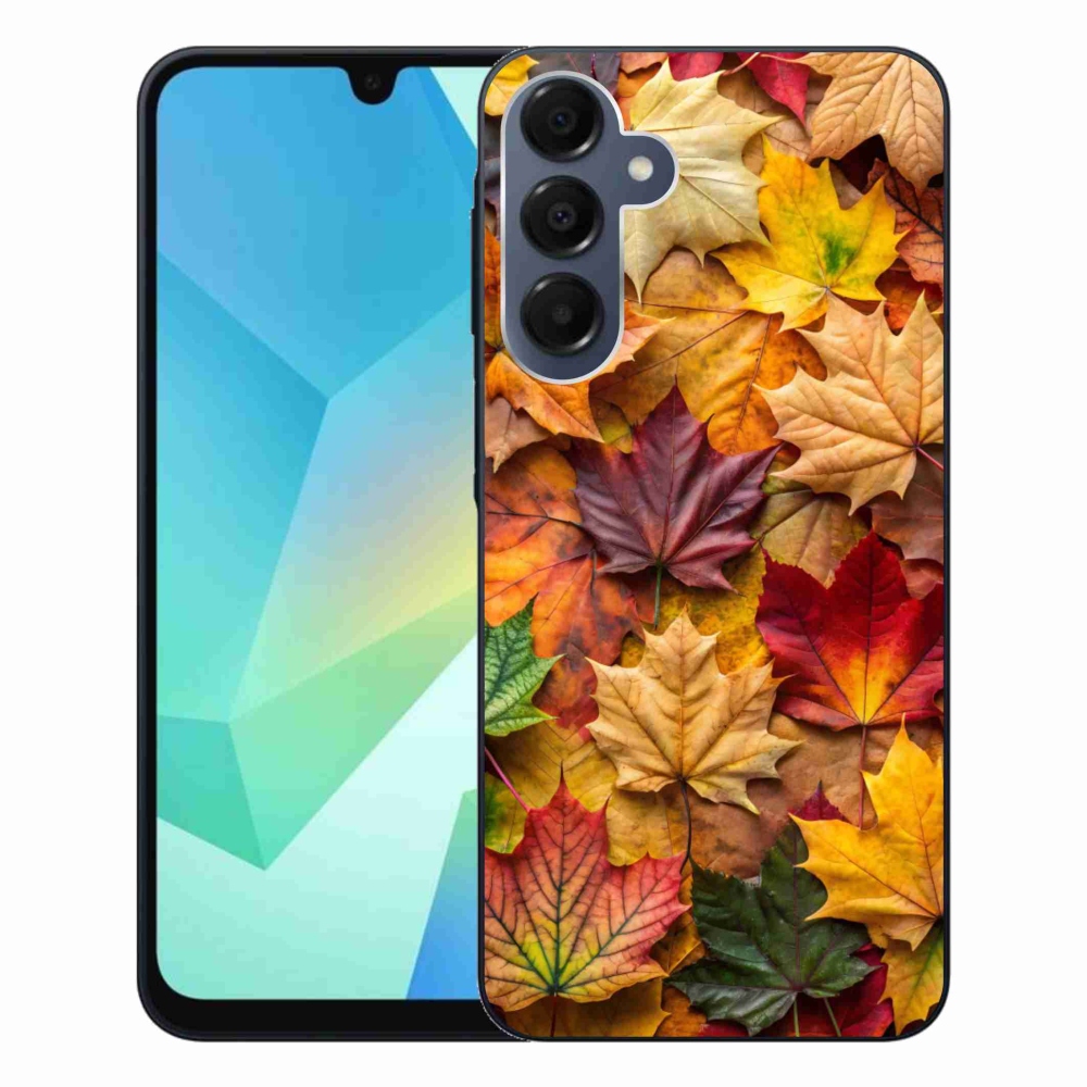 Zselés borítás mmCase Samsung Galaxy A16 4G/5G - juharlevelek 2