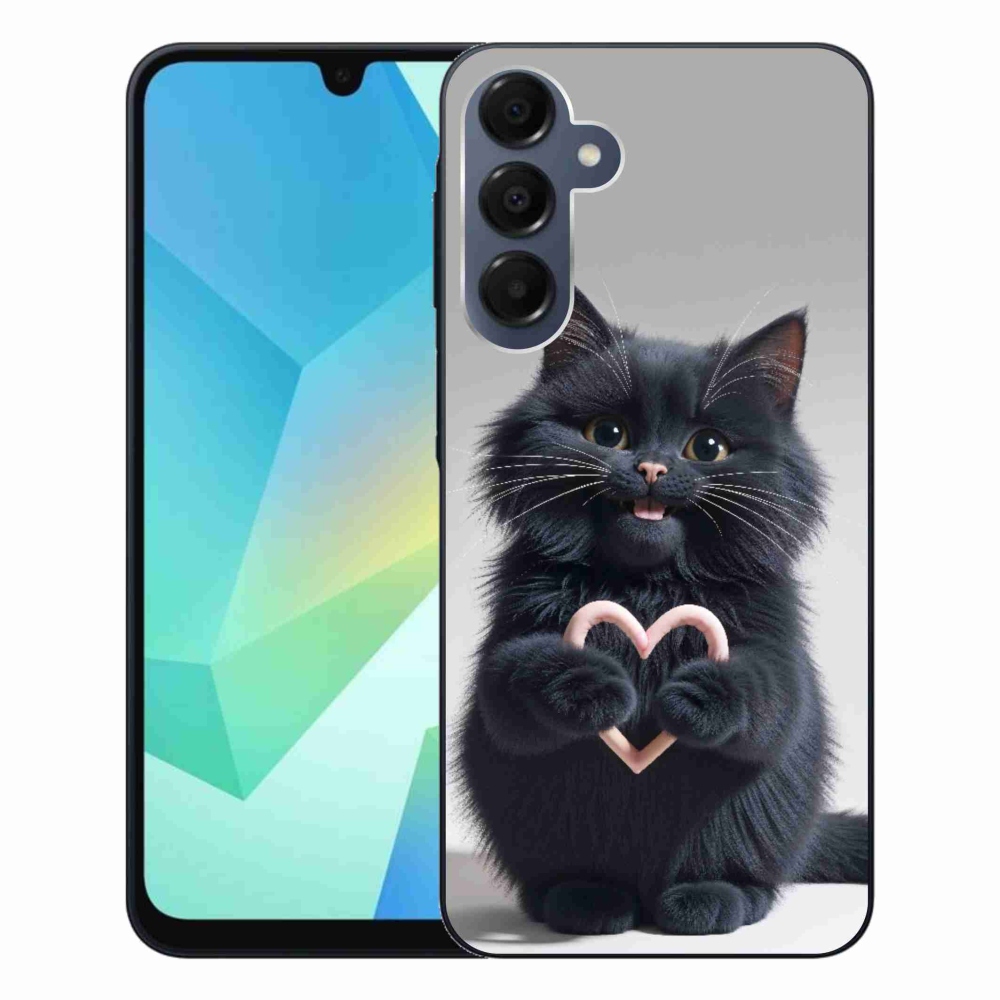 Gél borítás mmCase Samsung Galaxy A16 4G/5G - macska szeretet 3