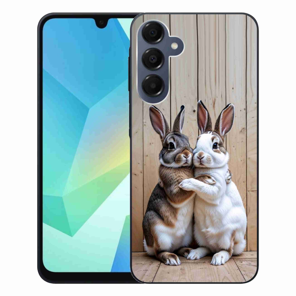 Zselés borítás mmCase Samsung Galaxy A16 4G/5G - nyúl párhoz