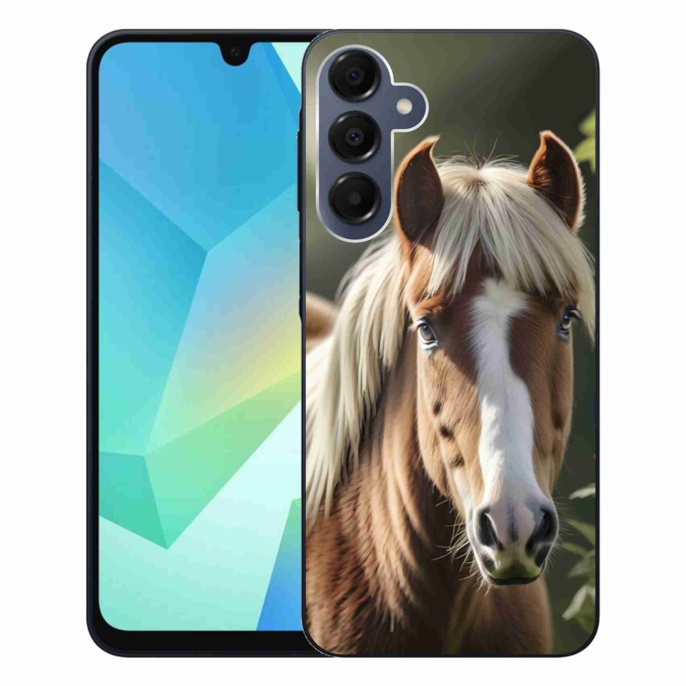 Zselés borítás mmCase Samsung Galaxy A16 4G/5G készülékhez - ló könnyű sörénnyel
