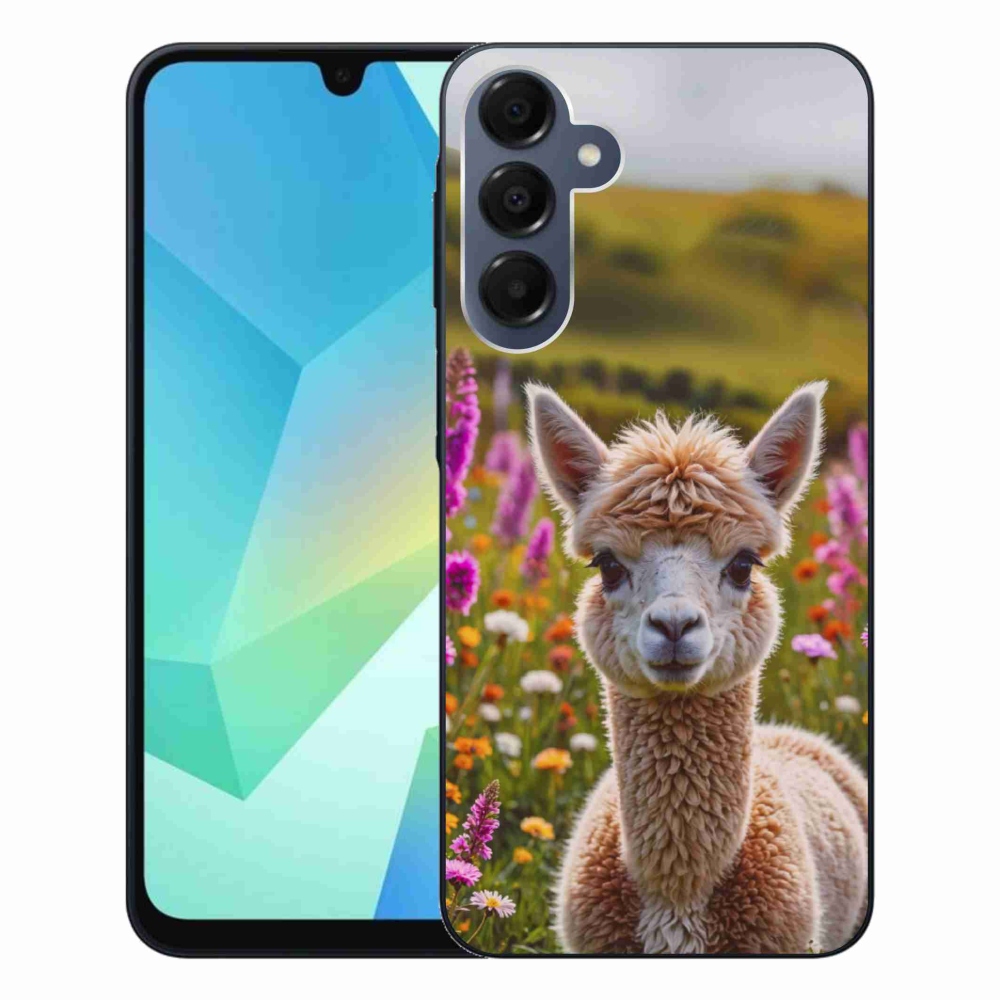 Gél borítás mmCase Samsung Galaxy A16 4G/5G készülékhez - láma a réten