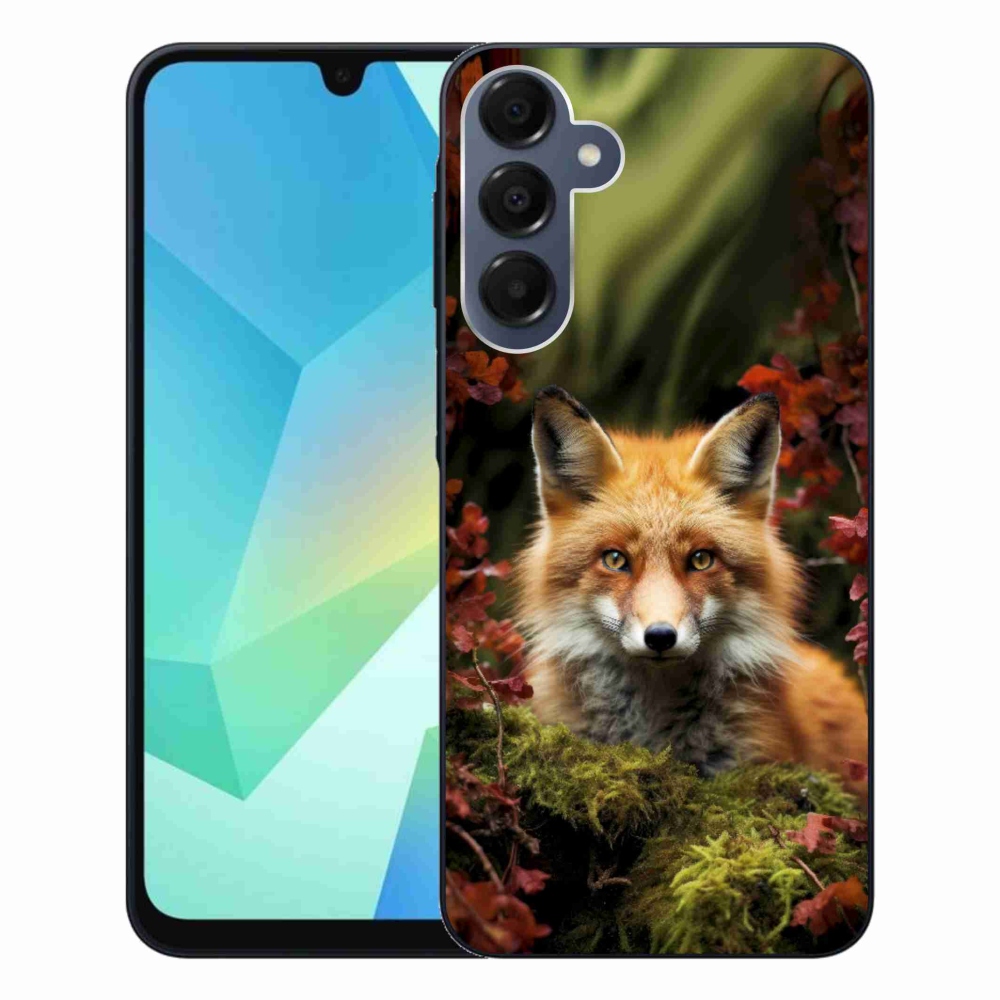 Zselés borítás mmCase Samsung Galaxy A16 4G/5G - róka az erdőben