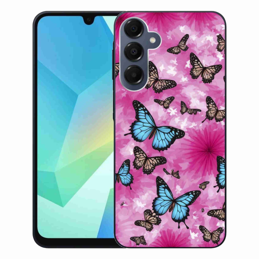 Zselés borítás mmCase Samsung Galaxy A16 4G/5G - pillangókert - Samsung Galaxy A16 4G/5G számára