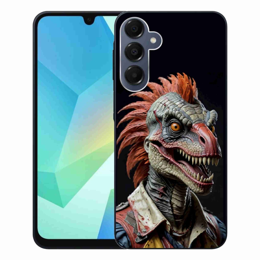 Zselés borítás mmCase Samsung Galaxy A16 4G/5G készülékhez - punk dinoszaurusz