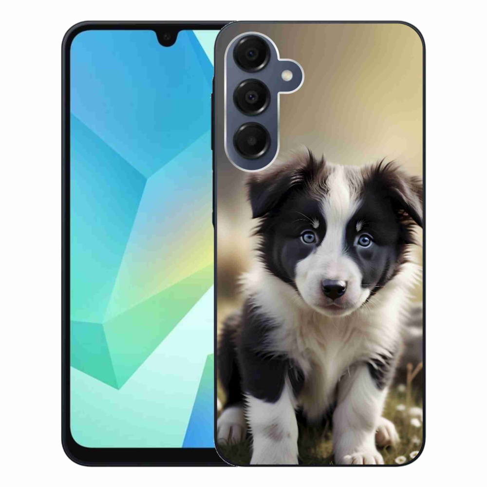 Gél borítás mmCase Samsung Galaxy A16 4G/5G készülékhez - aranyos border collie