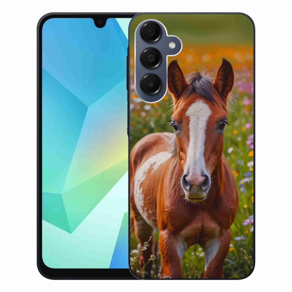 Gél borítás mmCase Samsung Galaxy A16 4G/5G készülékhez - aranyos csikó