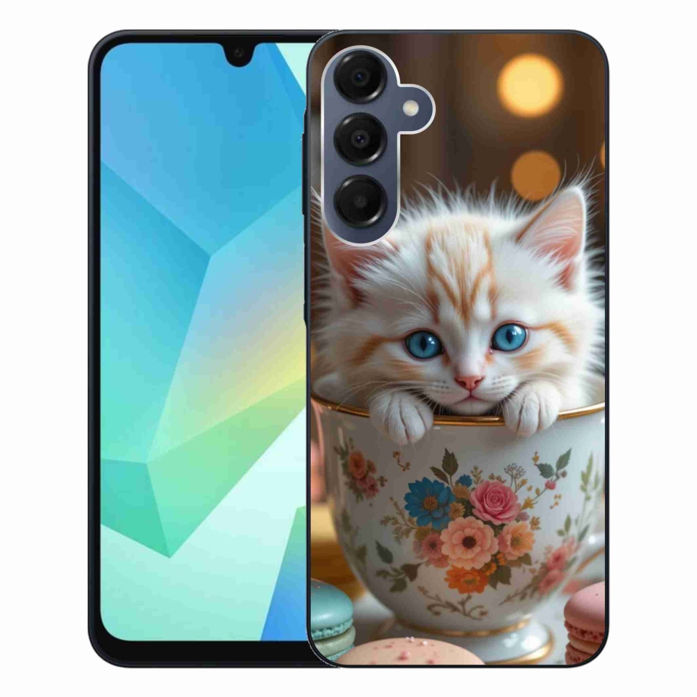 Gél borítás mmCase Samsung Galaxy A16 4G/5G - aranyos cica 6