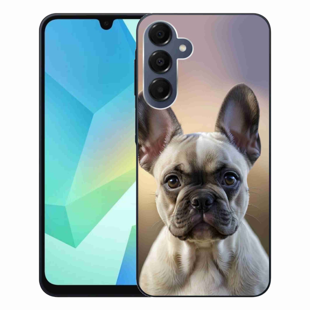 Gél borítás mmCase Samsung Galaxy A16 4G/5G készülékhez - aranyos francia bulldog