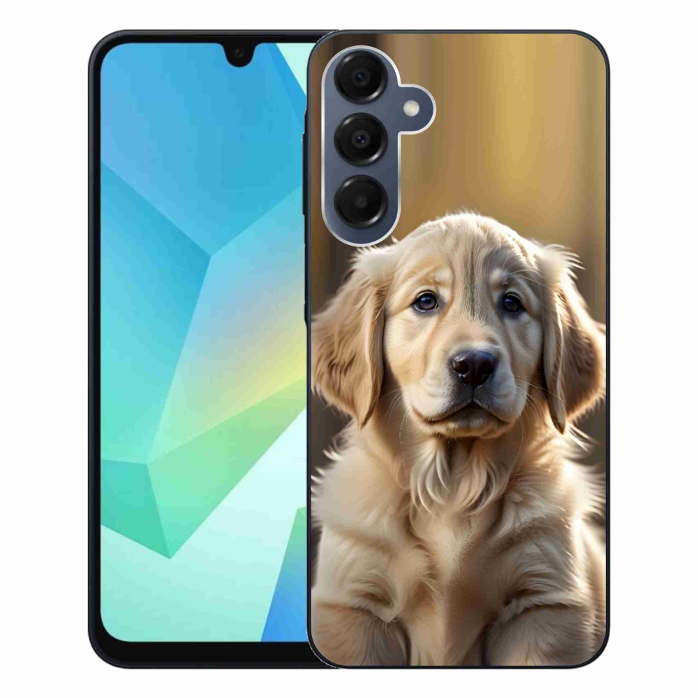 Gél borítás mmCase Samsung Galaxy A16 4G/5G készülékhez - aranyos arany retriever