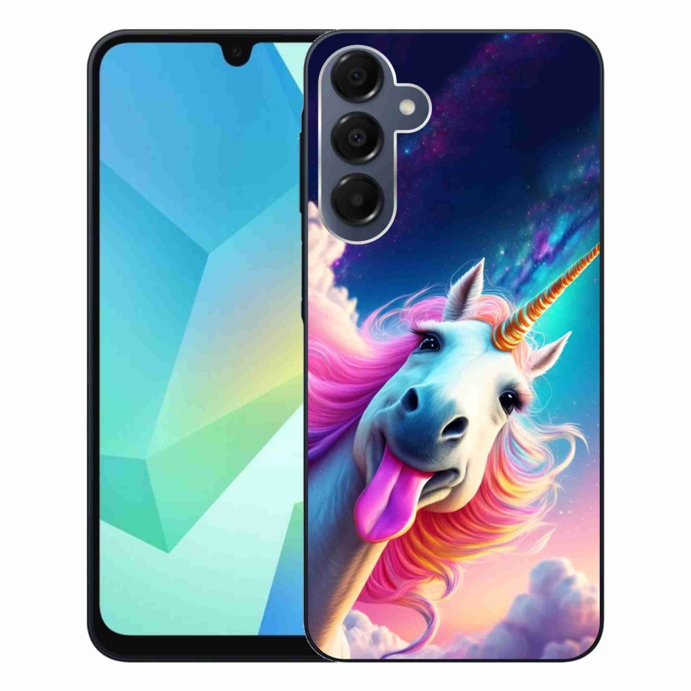 Zselés borítás mmCase Samsung Galaxy A16 4G/5G - őrült egyszarvúhoz