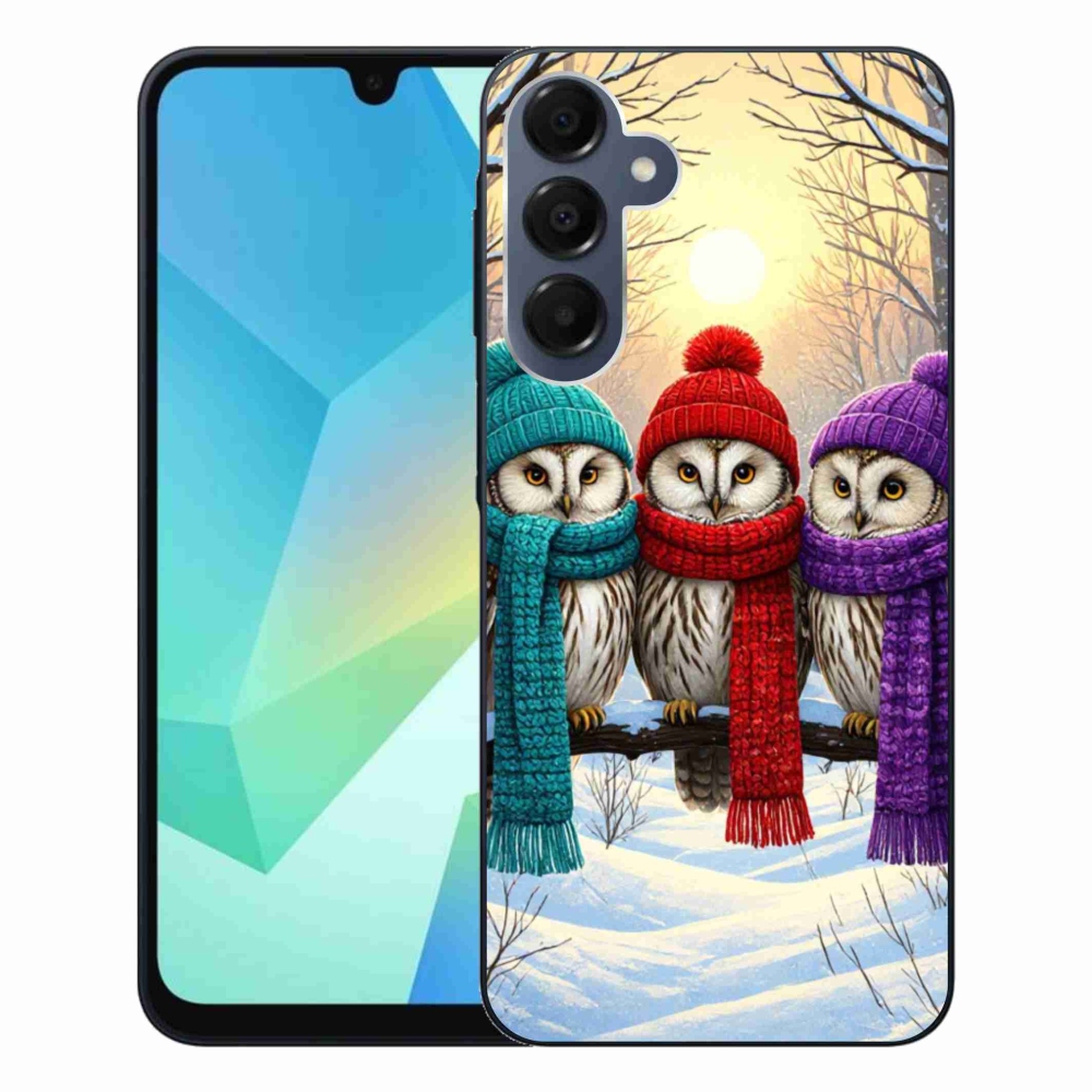 Zselés borítás mmCase Samsung Galaxy A16 4G/5G készülékhez - bagoly barátok