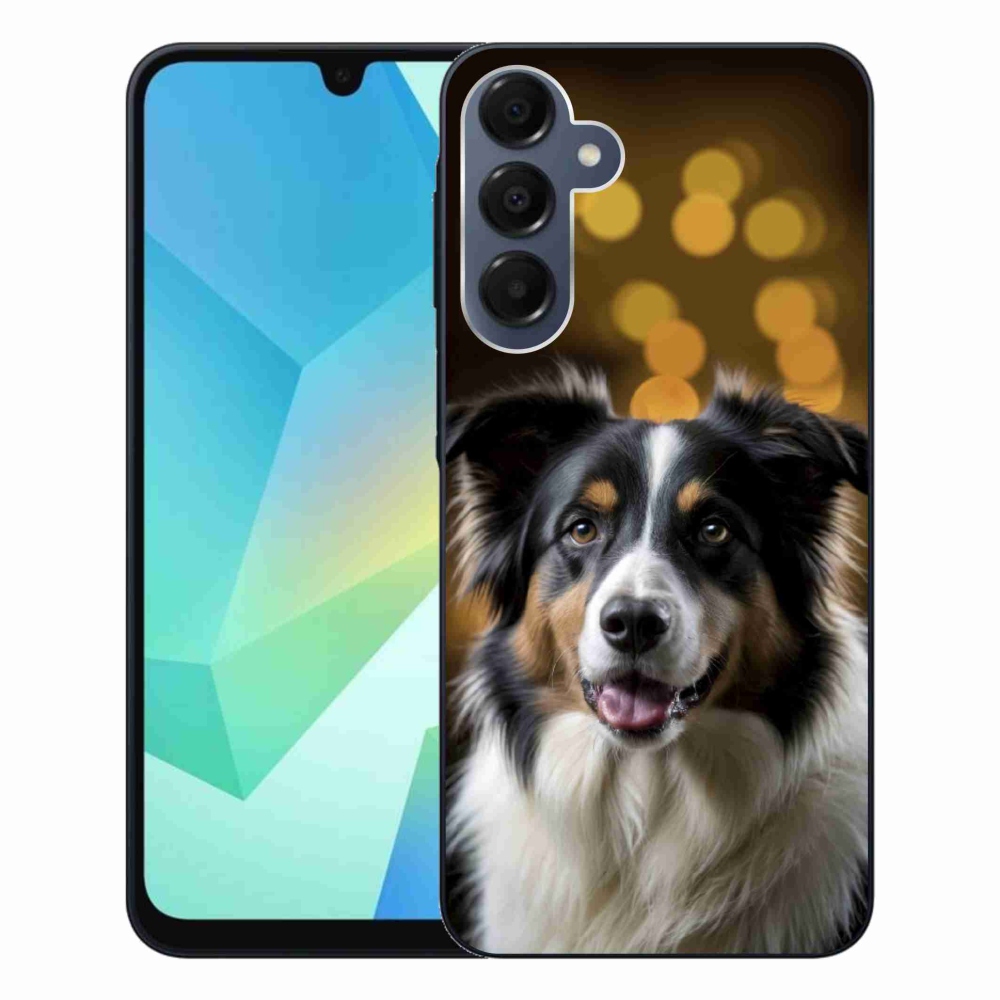 Gél borítás mmCase Samsung Galaxy A16 4G/5G - mosolygós ausztrál juhászkutya számára