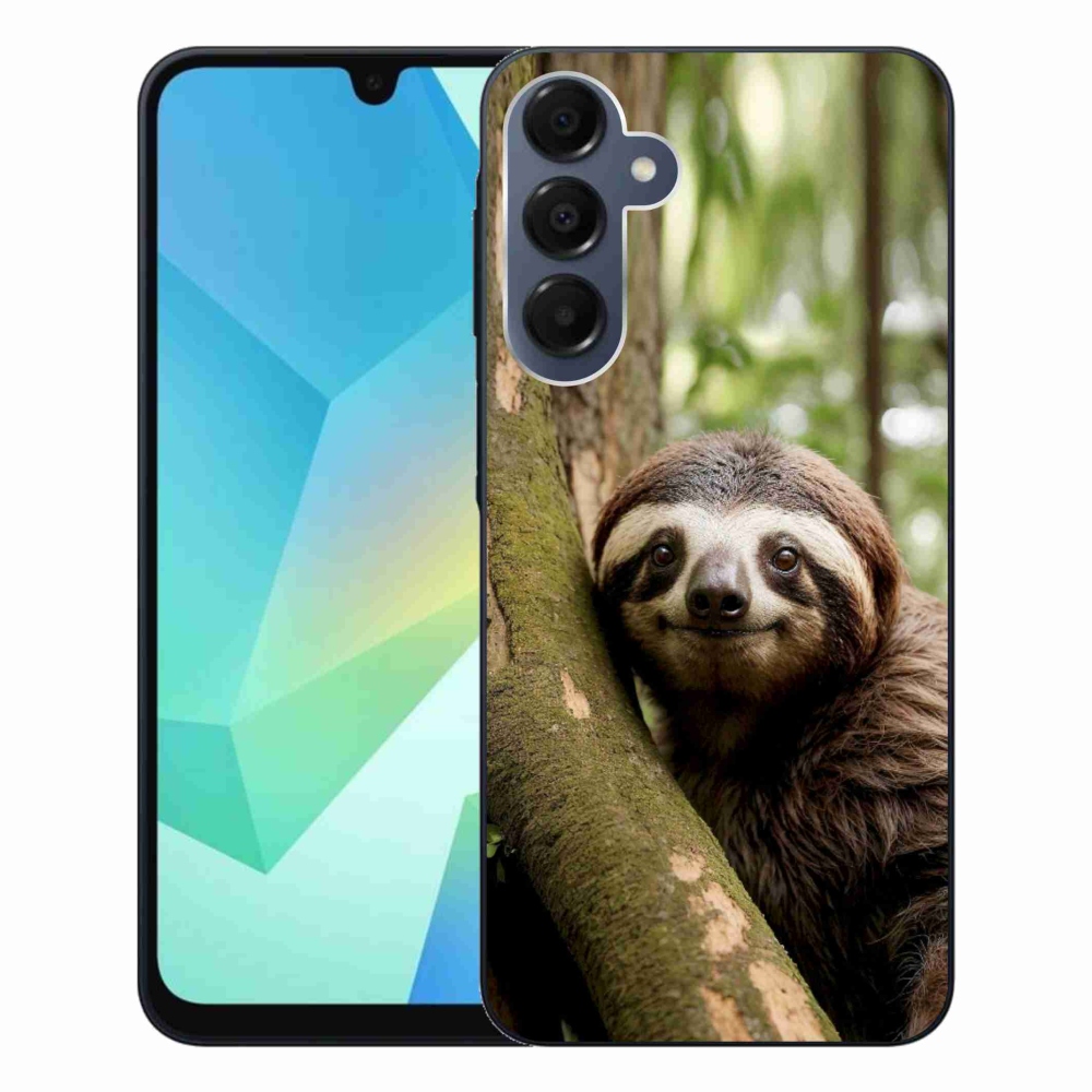 Gél borítás mmCase Samsung Galaxy A16 4G/5G - mosolygó lajhárhoz