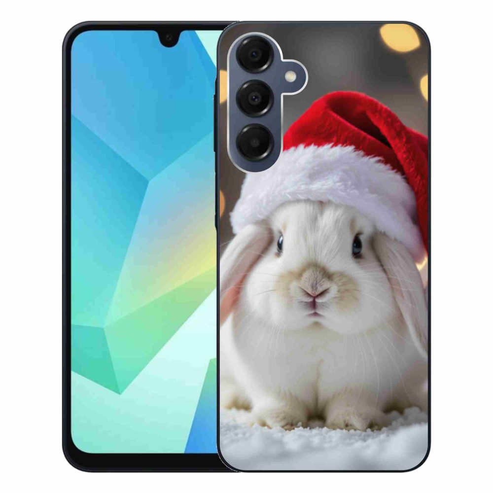 Gél borítás mmCase Samsung Galaxy A16 4G/5G - Karácsonyi nyúl