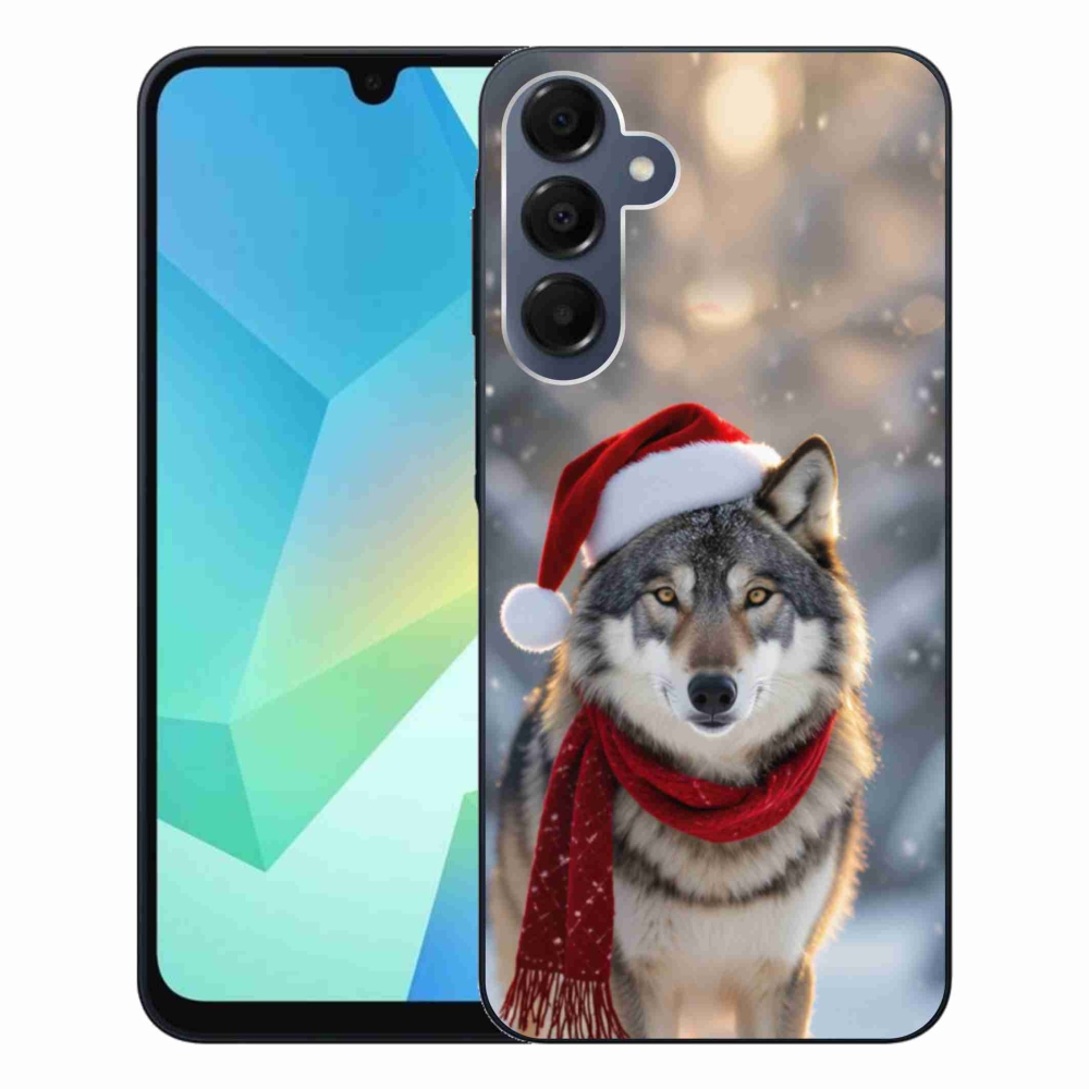Gél borítás mmCase Samsung Galaxy A16 4G/5G - Karácsonyi farkas