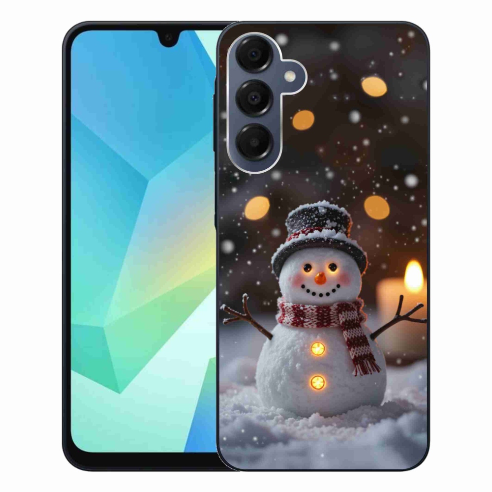 Gél borítás mmCase Samsung Galaxy A16 4G/5G készülékhez - vidám hóember