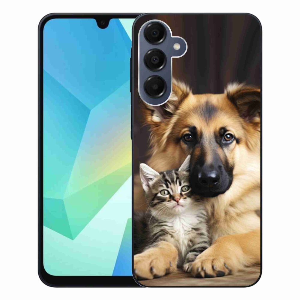 Gél borítás mmCase Samsung Galaxy A16 4G/5G - állatbarátság - Samsung Galaxy A16 4G/5G - állatbarátság