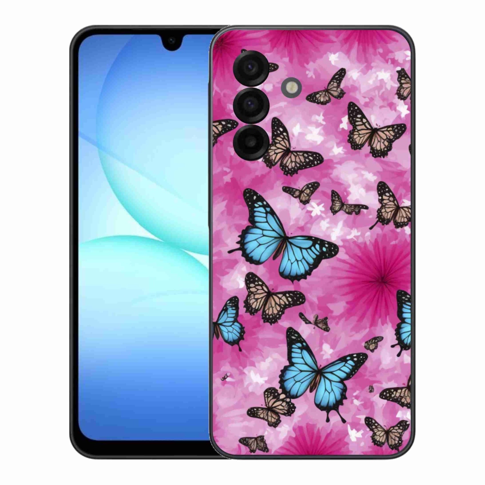 Gél borítás mmCase Samsung Galaxy A17 4G/5G - pillangókert