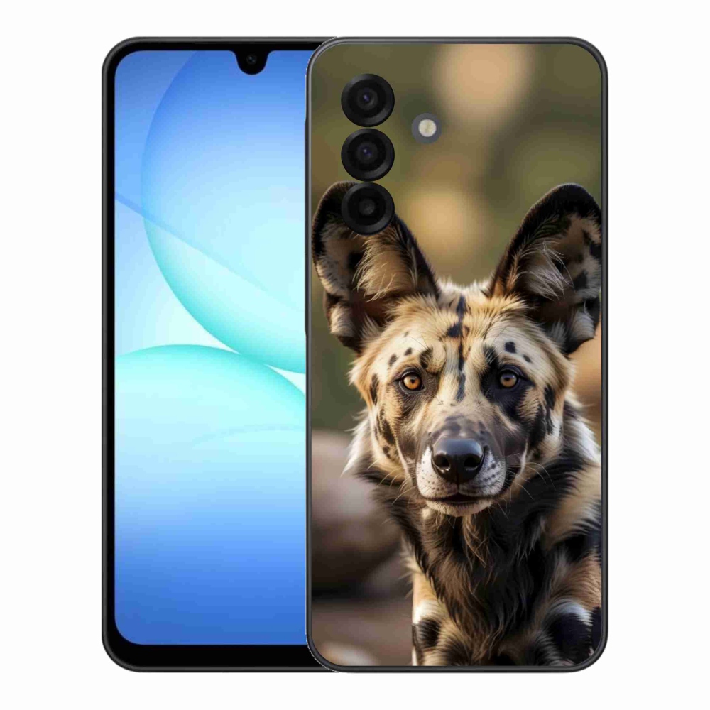 Gél borítás mmCase Samsung Galaxy A17 4G/5G - Afrikai vadkutya - Samsung Galaxy A17 4G/5G számára